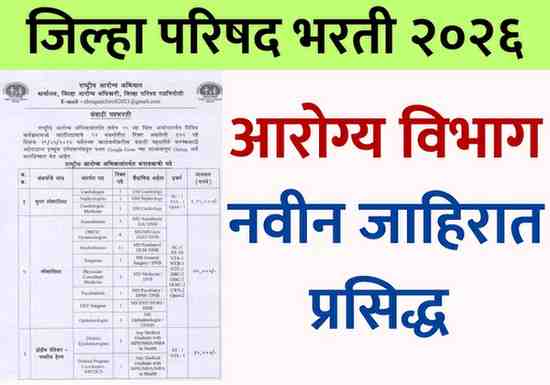 NHM Gadchiroli Bharti 2026 apply online for 172 posts