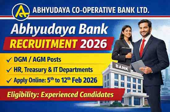 Abhyudaya Co-operative Bank Recruitment 2026 for DGM and AGM posts