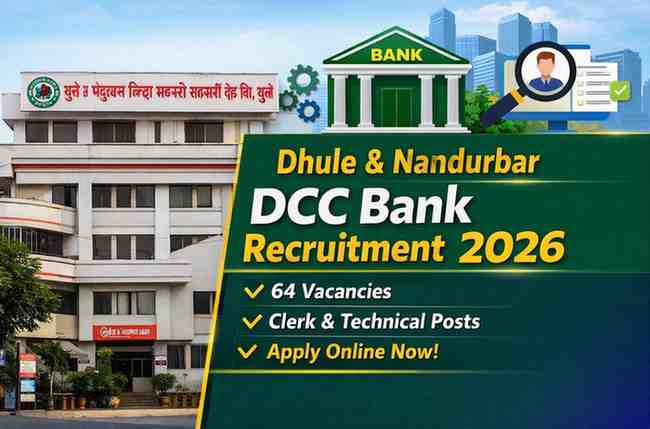 DNDCC Bank Bharti 2026 Clerk and Technical Recruitment 64 Vacancies