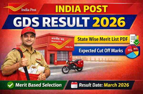 India Post GDS Result 2026 State Wise Merit List PDF Download