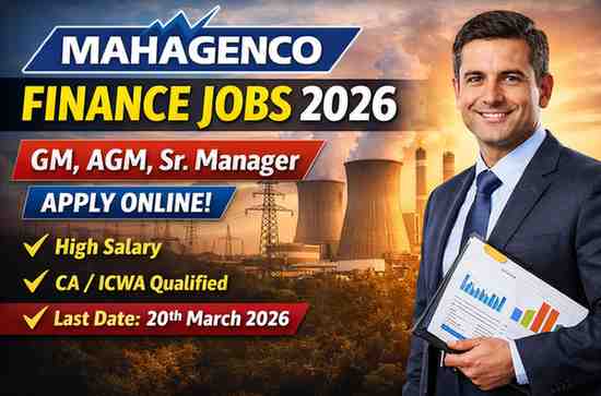 MAHAGENCO Recruitment 2026 Notification for Finance and Accounts Posts