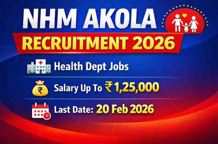NHM Akola Bharti 2026 Recruitment Notification Health Department Jobs