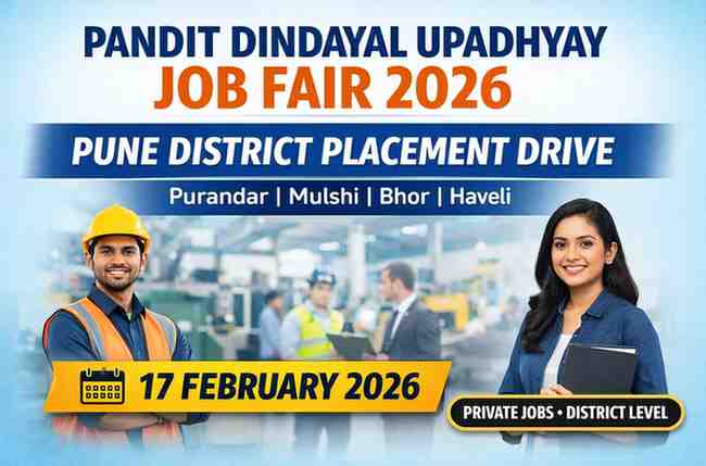Pune Rojgar Melava 2026 District Level Placement Drive